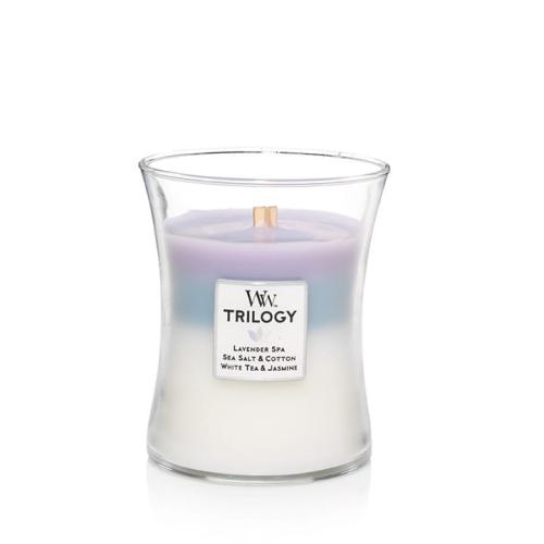 świeca zapachowa średnia calming retreat woodwick sklep-zielonafabryka.pl