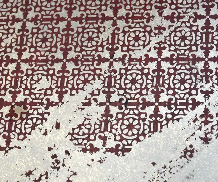 Vintage Obraz szklany 2