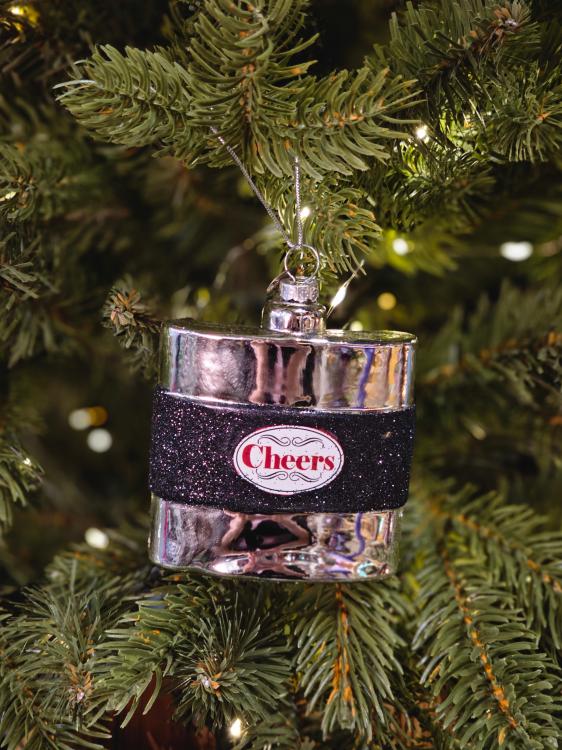 Bombka szklana - piersiówka Cheers1
